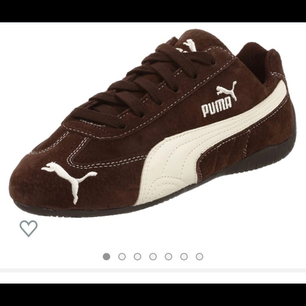 Puma Women's Speed Cat Sneaker brown suede - 8